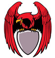 Eagle grip a sign vector image