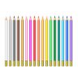 Color pencils vector image