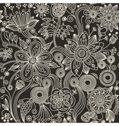 Floral pattern vector image