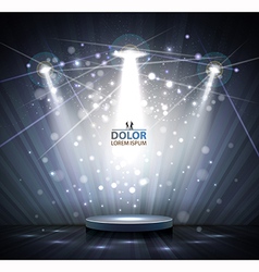 Stage vector image