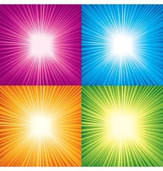 Starburst vector image