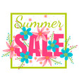 Banner for season sale vector image