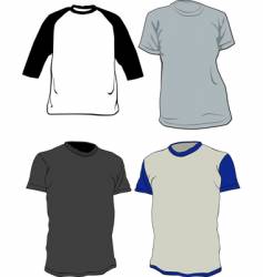 Tee shirts vector image