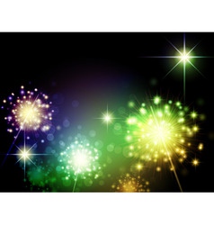 Fireworks vector image