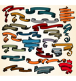 Scroll set vector image