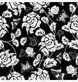 Seamless floral pattern vector image