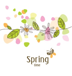 Greeting card vector image