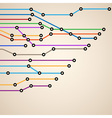 Abstract subway map eps10 vector image