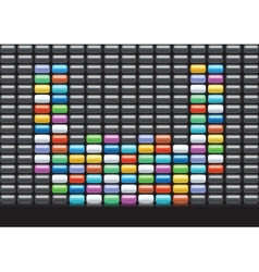 Digital Equalizer vector image