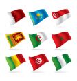 Set of world flags vector image