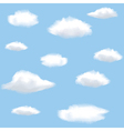 Sky with clouds vector image