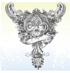 Skulls vector image