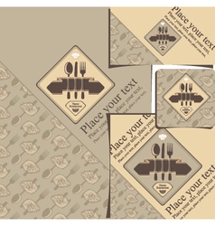 Flag menu vector image