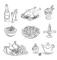 Holiday evening vector image