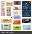 Tickets vector image
