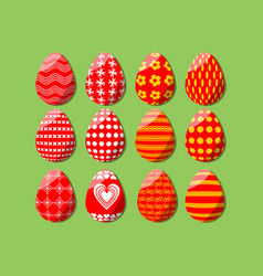 Easter egg isolated set of design elements for Easter egg isolated set of design elements for vector image