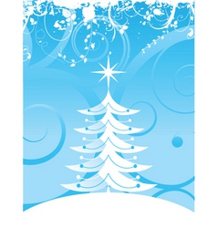 Retro Christmas vector image