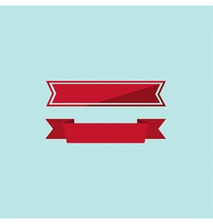 Red Web Ribbons Set Red Web Ribbons Set vector image