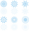 Snowflakes vector image