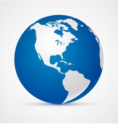 Globe of the world icon vector image