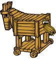 Trojan horse vector image