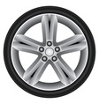 Aluminum rim vector image