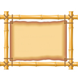 Bamboo frame Bamboo frame vector image