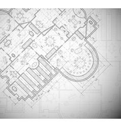 Architectural plan vector image