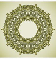Ornamental pattern vector image
