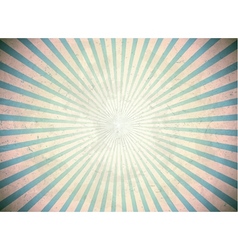 Blue vintage rays vector image