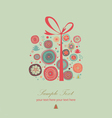 Greeting card vector image