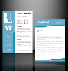 Resume - Cv Template vector image