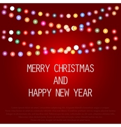 Greeting card for Christmas Greeting card for Christmas vector image