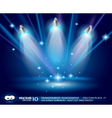 Spotlights on Stage vector image