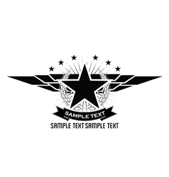 Vintage emblem vector image