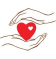Protect our love vector image