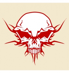 Skull vector image