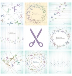 Scissors vector image