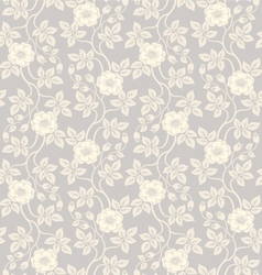 Seamless floral background vector image