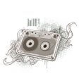 Audio tape vector image