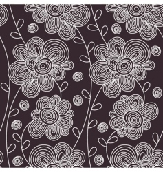 Floral pattern vector image