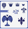 Heraldic elements vector image