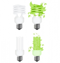 Power saving concept vector image