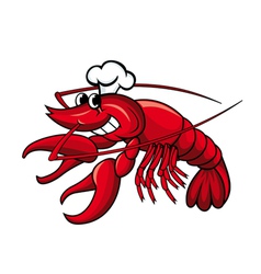 Crayfish or lobster vector image
