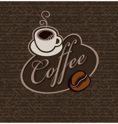 Cup of coffee vector image