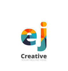 C colorful letter isolated on white background Vector Image