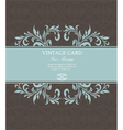 Floral card vector image