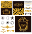 ART DECO OR GATSBY Party Set - for Wedding vector image