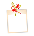 Blank Photos with Candy Canes Blank Photos with Candy Canes vector image