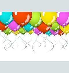 Party balloons vector image